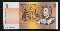 Australia, $1 One Dollar (1983) 'Johnston/Stone' Pick 42d [DJP 343871] Crisp Uncirculted