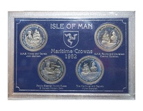 Pre-Owned, Isle of Man 1982 Maritime Crowns collection