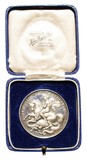 1938/9 silver Medal, Awarded to Mechanical Engineer A.M. Lasman, 46 grams Silver Proof aFDC
