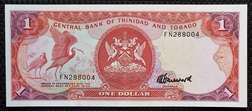 Trinidad and Tobago, Dollar (1985) Pick 36c Crisp Uncirculated