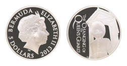 Bermuda, 2013 $5 Five Dollar Diamond Jubilee "Changing of the Guard" Silver Proof in Capsule FDC