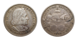 1892 Half-Dollar, silver commemorative, 'World's Columbia Exposition', VF