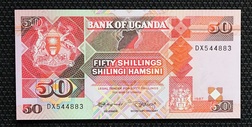 Uganda, 50 Shillings 1987 Pick 30a Crisp Uncirculated.